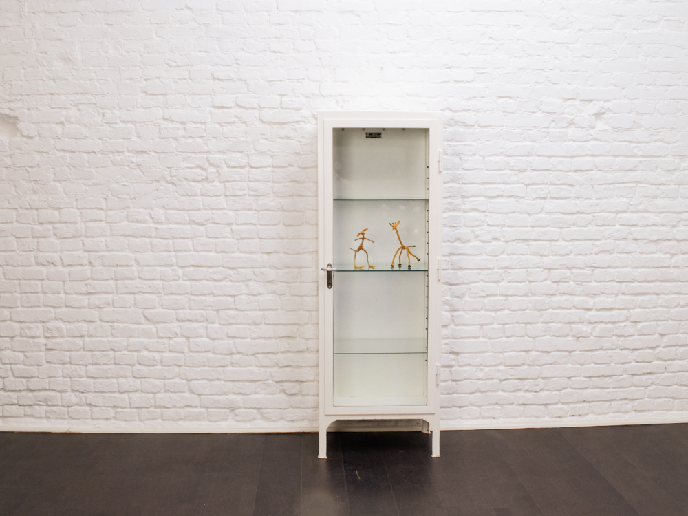 Vintage Vitrine schmal
